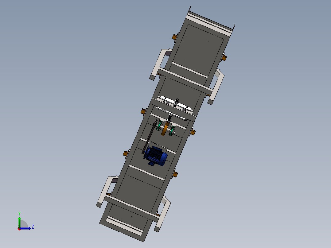 振动输送机左视图
