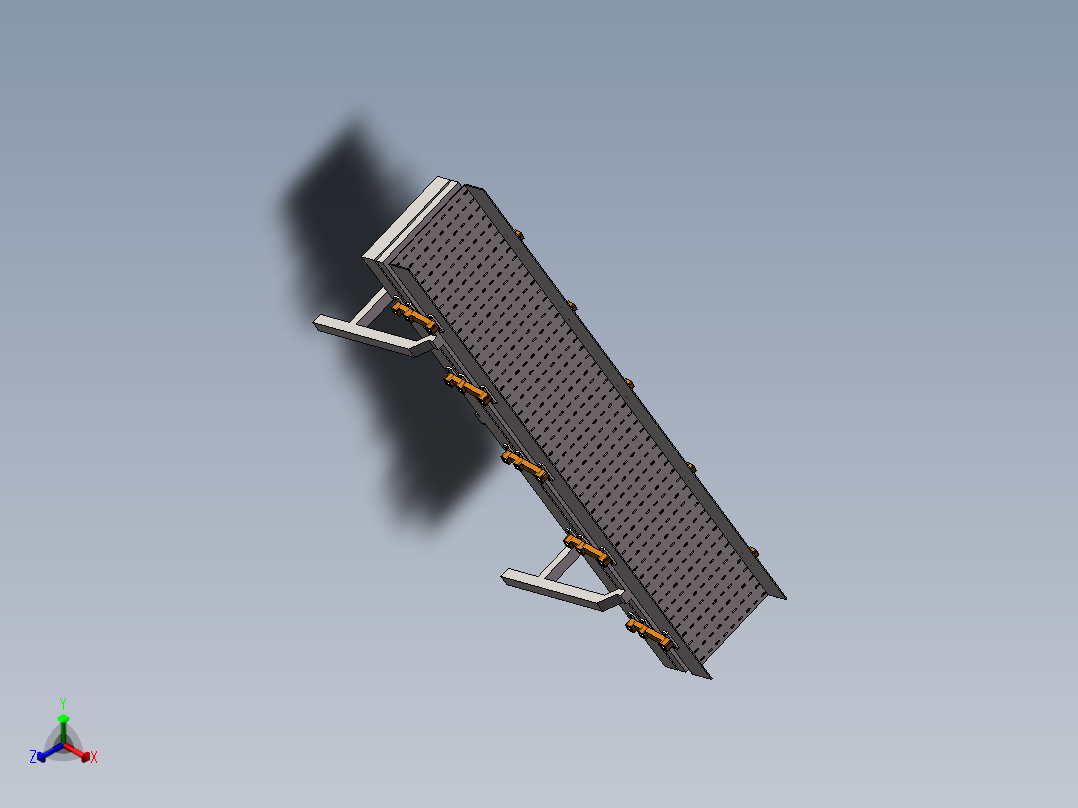 振动输送机正等轴测图
