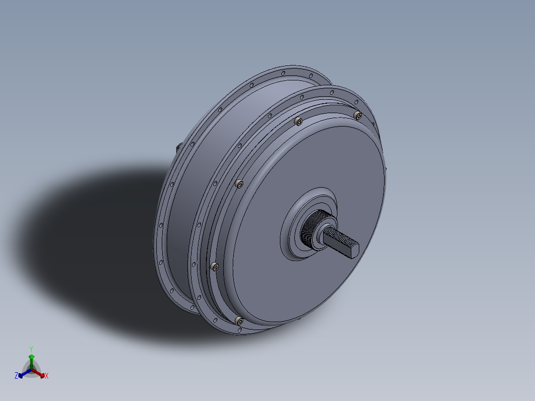 <span style='color: red'>自行车</span> QS轮毂电机 QS205 H50 3000W--STP
