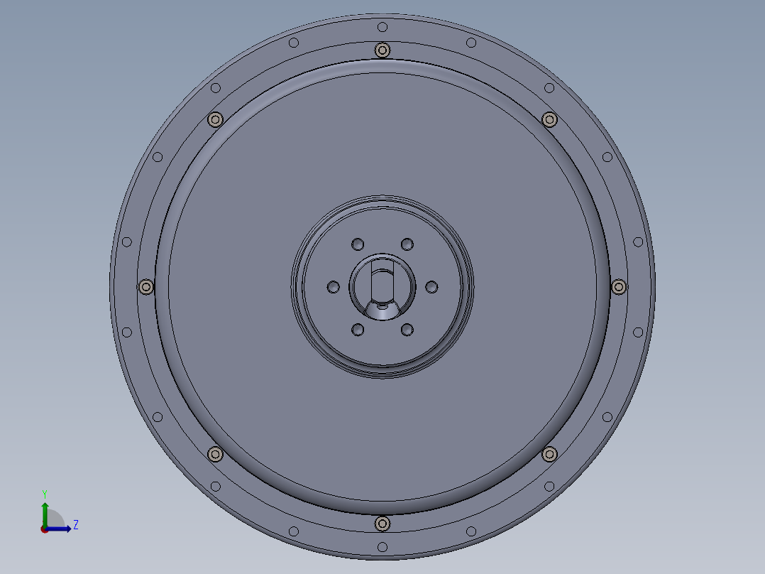 自行车 QS轮毂电机 QS205 H50 3000W--STP左视图