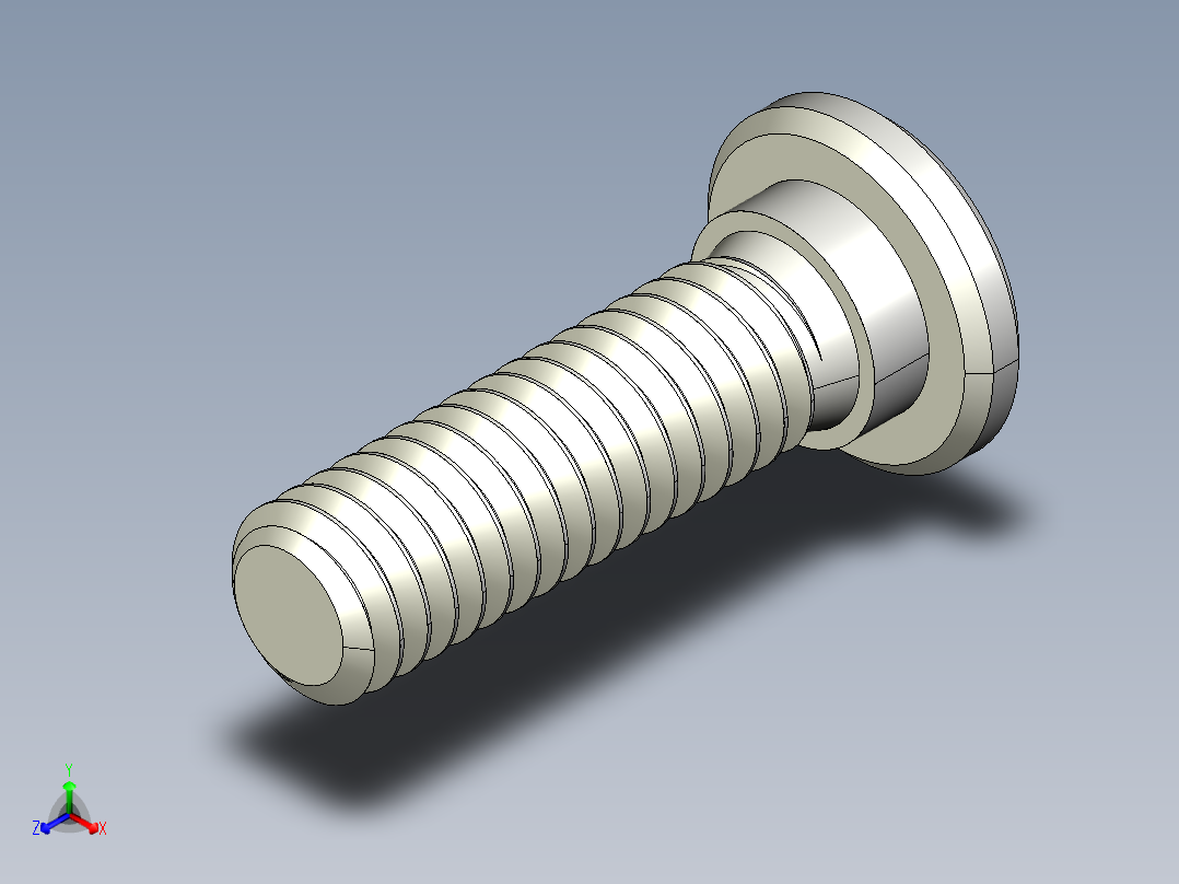超薄型内六角螺钉-Ultra Low Profile Socket Head Screws 5-16 - 18 Thread Size 1 in Long.IGS
