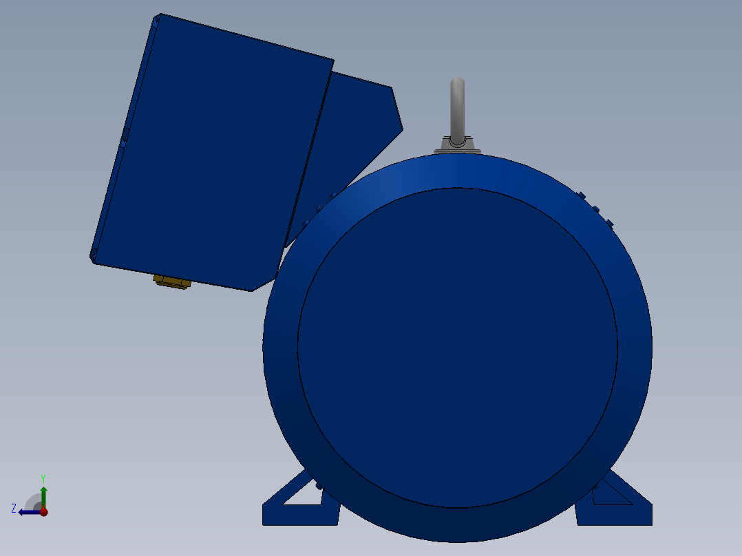 MD1C400-450低压大功率鼠笼式三相异步电动机[MD14505-6]后视图