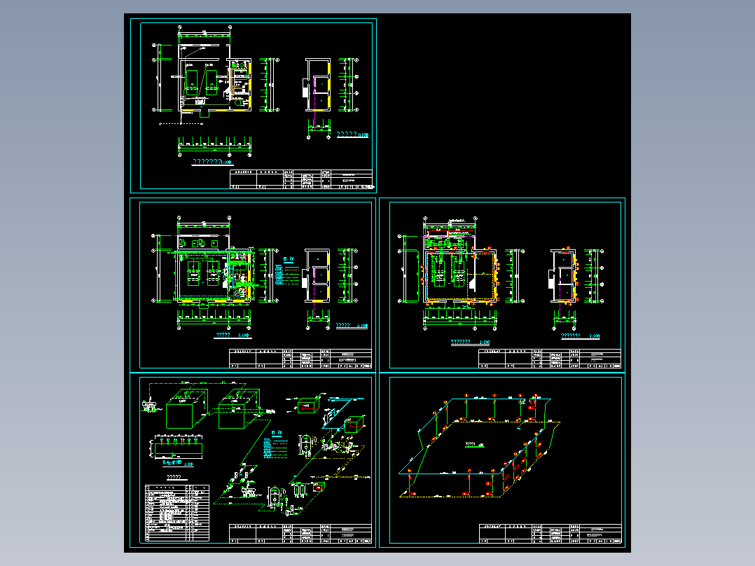 四吨锅炉房水暖图纸