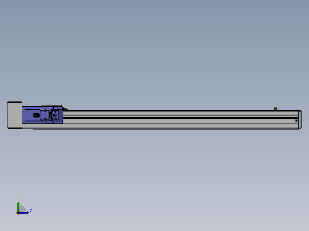 精密模组MY50-T10-500L-BL-P10B-C4-C左视图