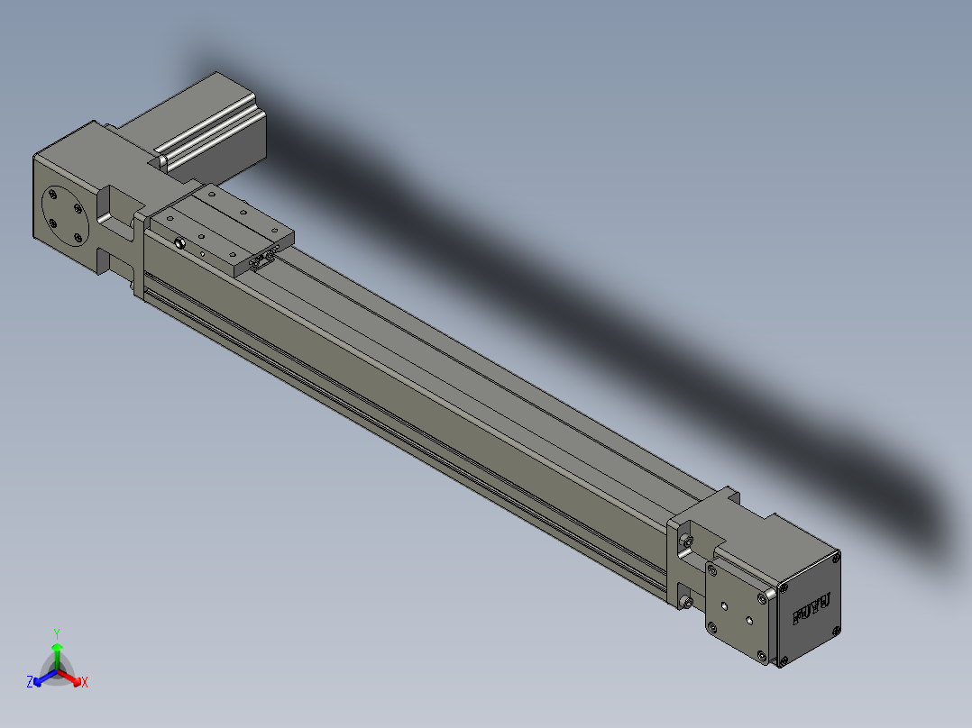 模组FBL60E400-R正等轴测图