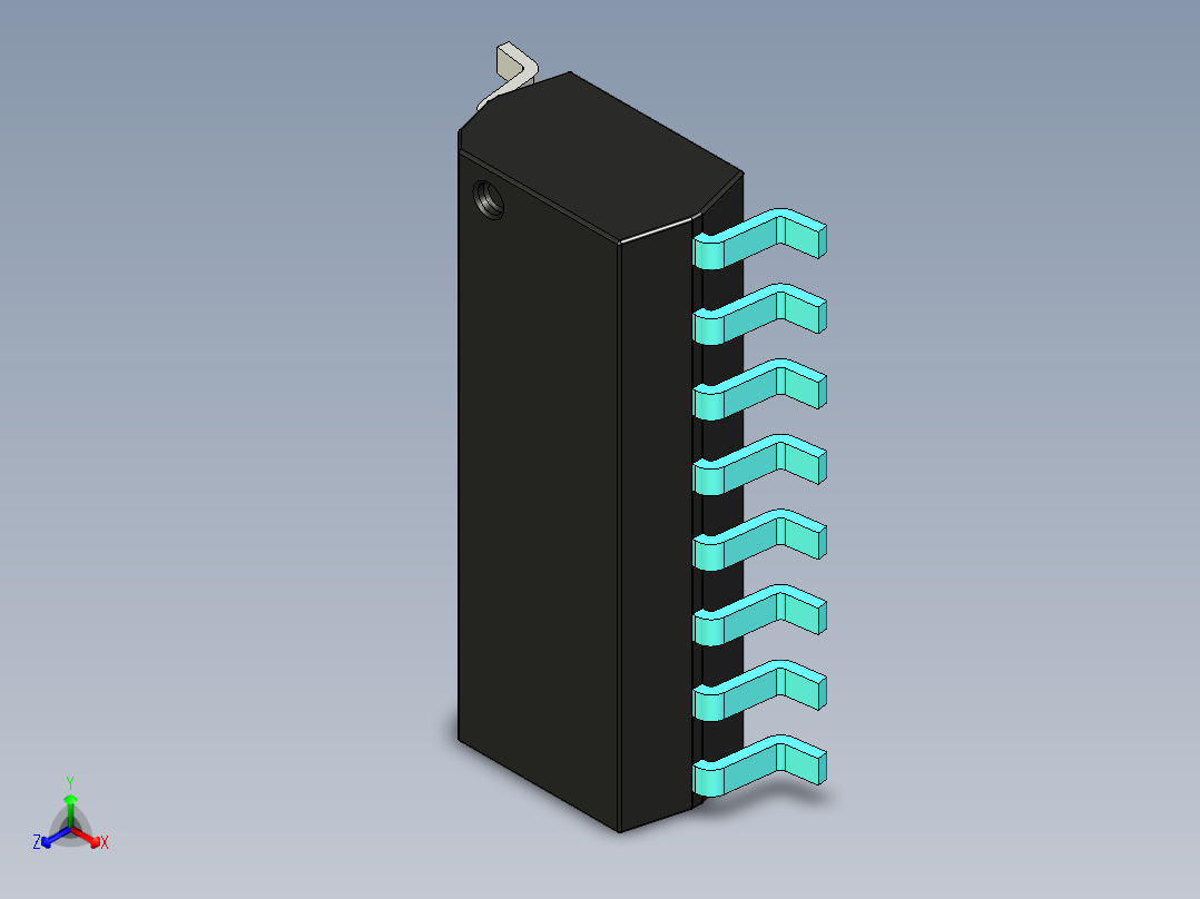 元器件3D封装SOIC1643