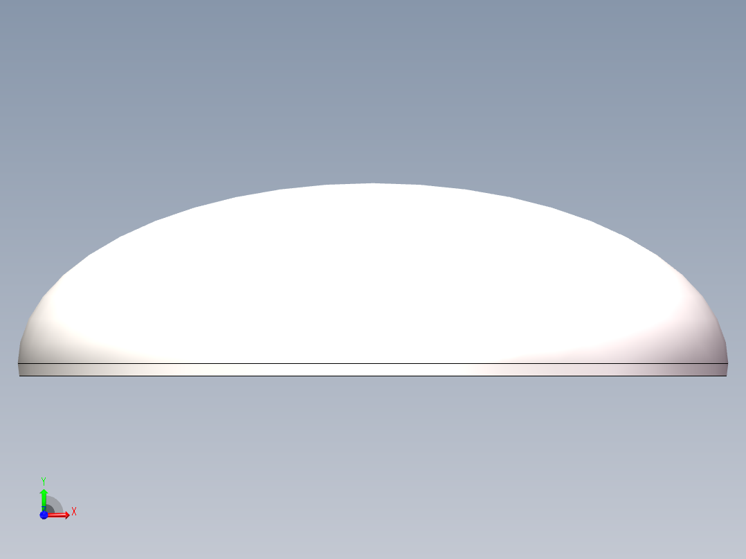 EHA椭圆形封头DN1400前视图