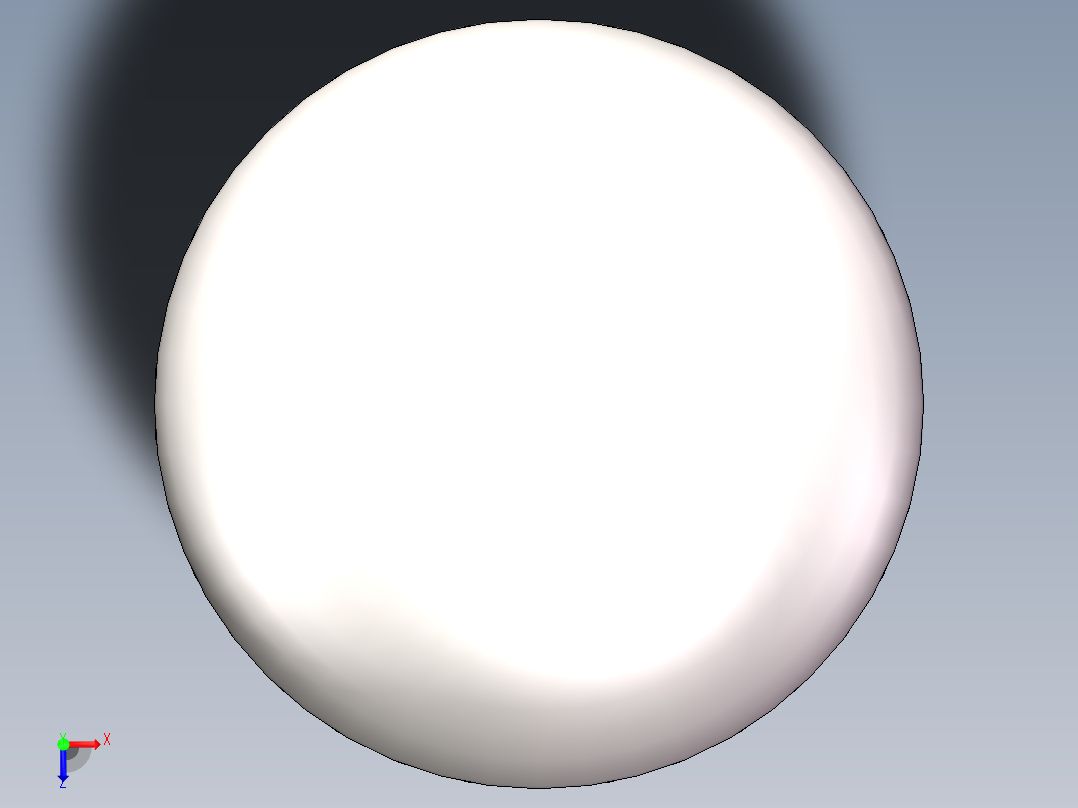 EHA椭圆形封头DN1400俯视图