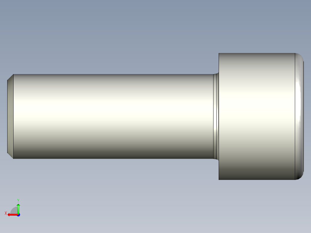 螺钉-DIN_912-M22x55.stp后视图