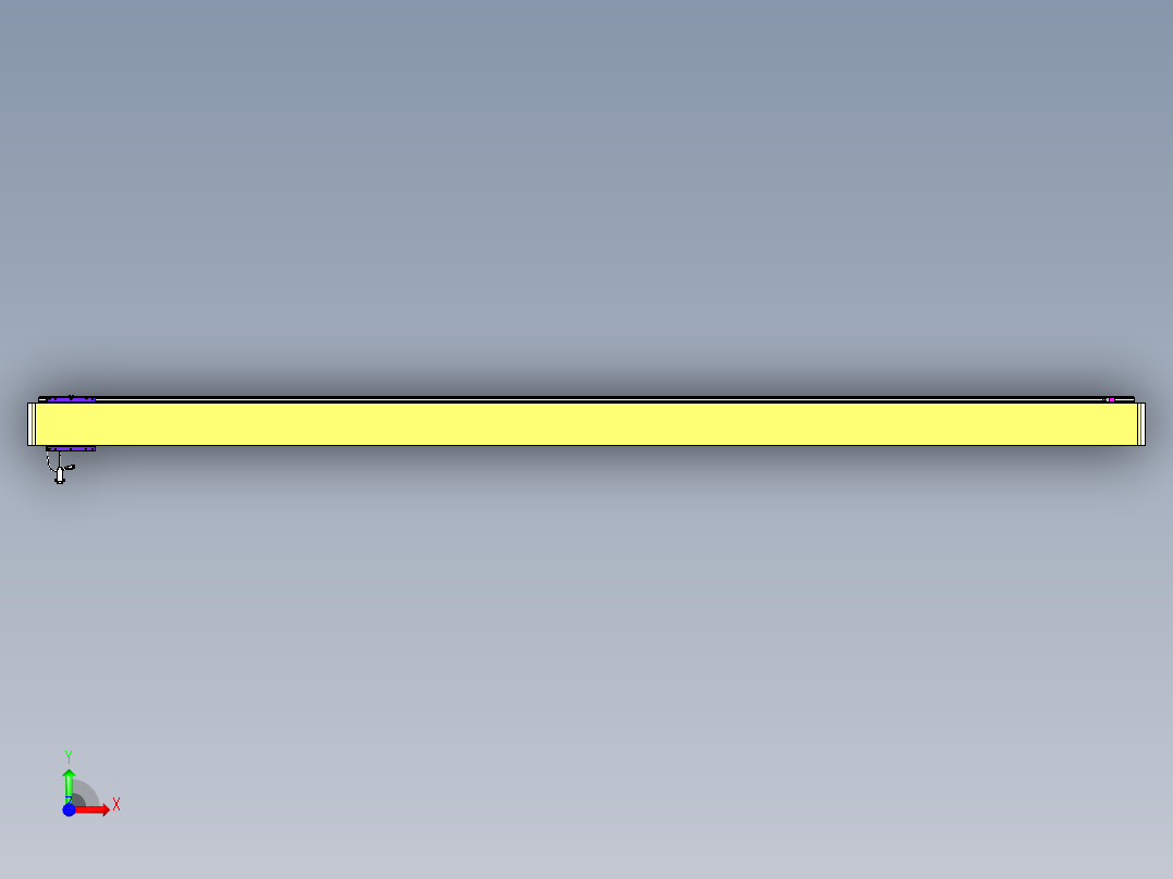 威洛博VL系列直线电机模组-VL14S2-S3350前视图