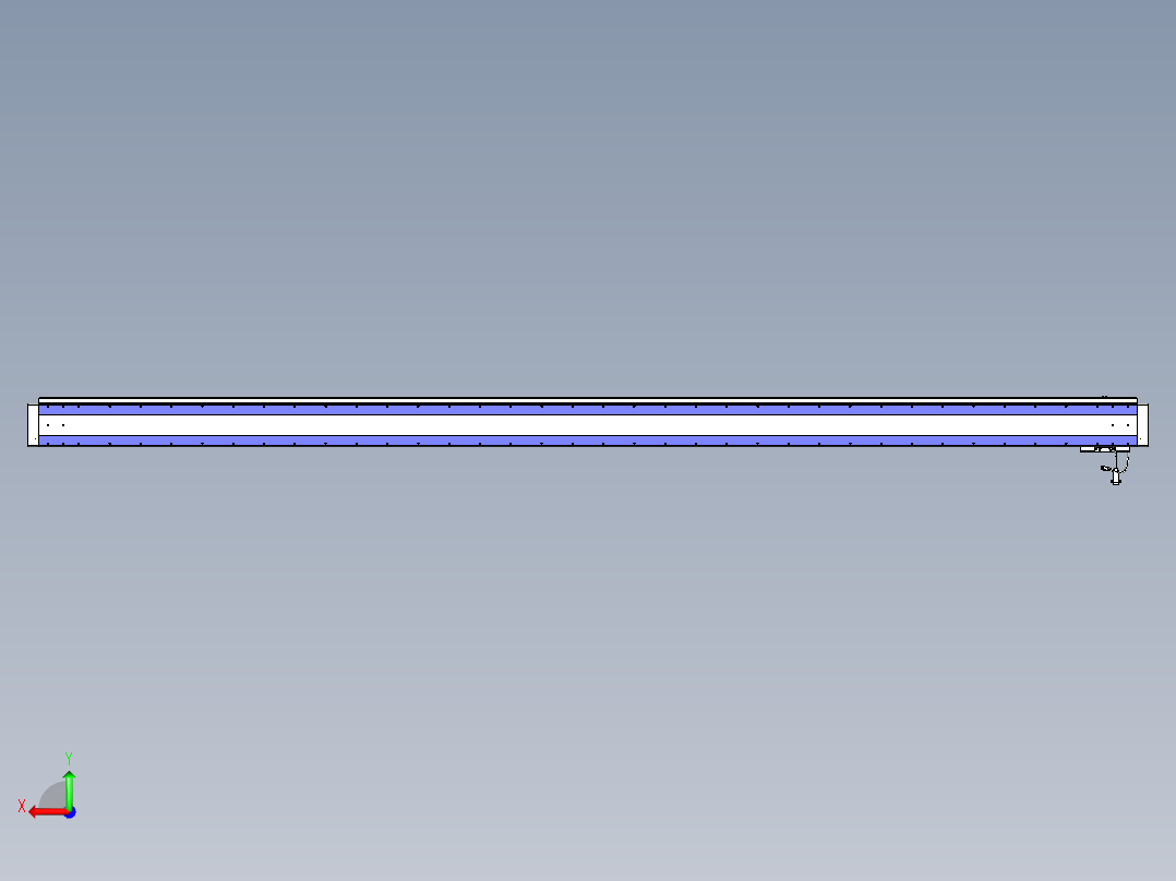 威洛博VL系列直线电机模组-VL14S2-S3350后视图