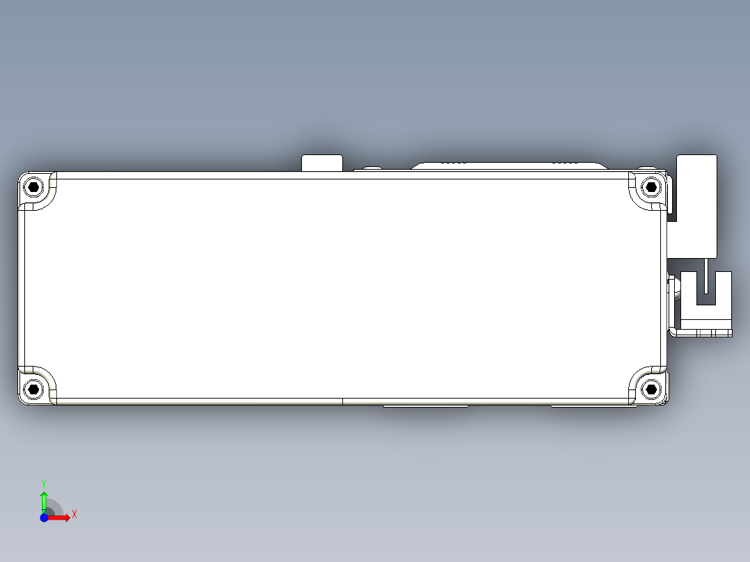 TPA-KNR-86E-1610C-L150A1-MR-H10-N3线性模块铝制底座前视图