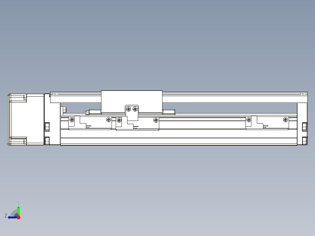 TPA-KNR-86E-1610C-L150A1-MR-H10-N3线性模块铝制底座右视图