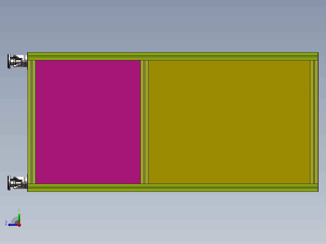 夹具平行移栽机sw18右视图