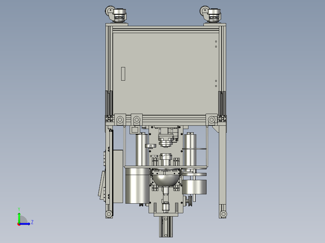 轴承角度测量设备step左视图