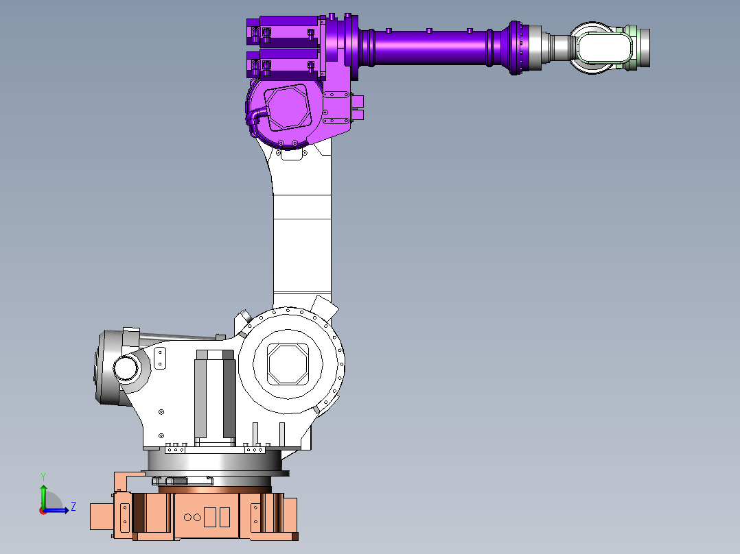 发那科FANUC_430 机器人左视图