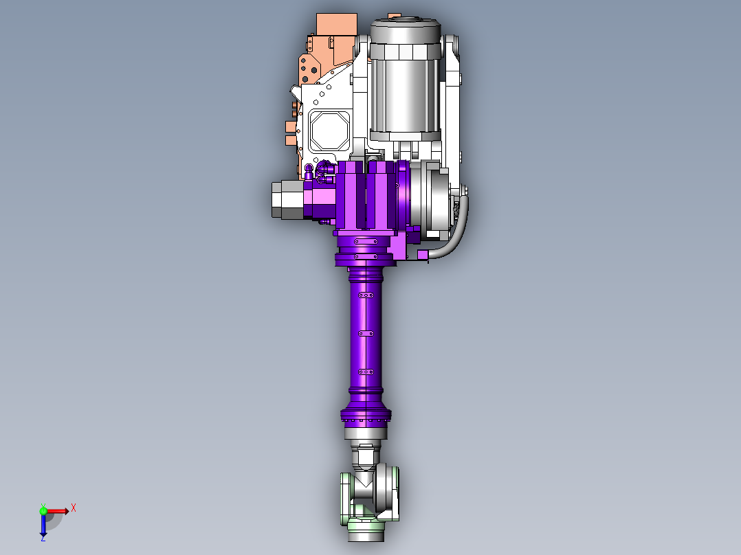 发那科FANUC_430 机器人俯视图