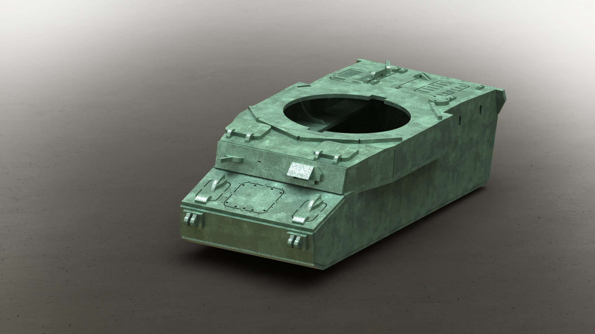Panzerkampfwagen IV德军坦克模型3D图纸 Solidworks设计 附STEP