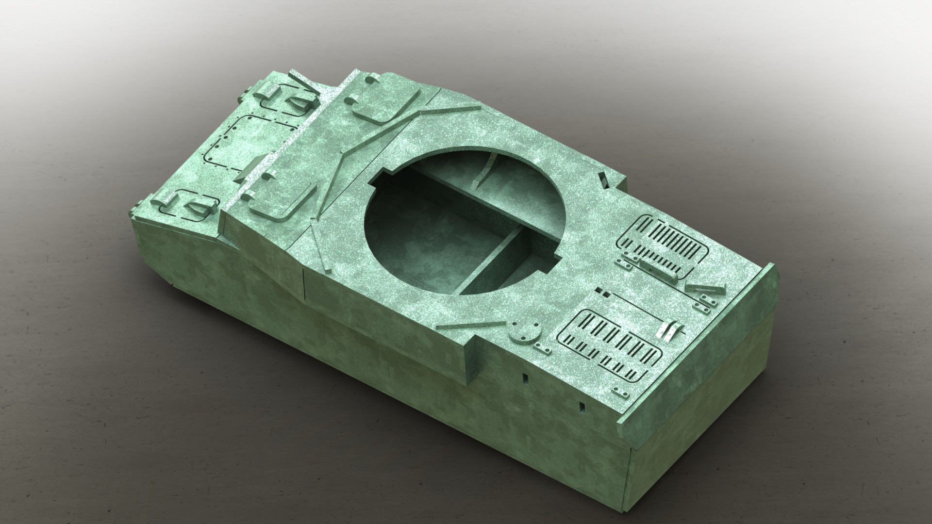 Panzerkampfwagen IV德军坦克模型3D图纸 Solidworks设计 附STEP