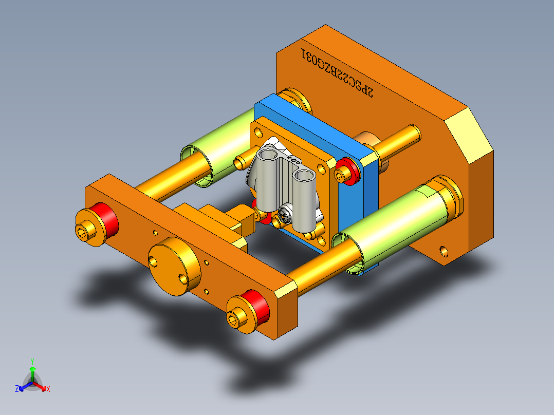 <span style='color: red'>轴承</span><span style='color: red'>压</span><span style='color: red'>入</span>工装设备3D模型