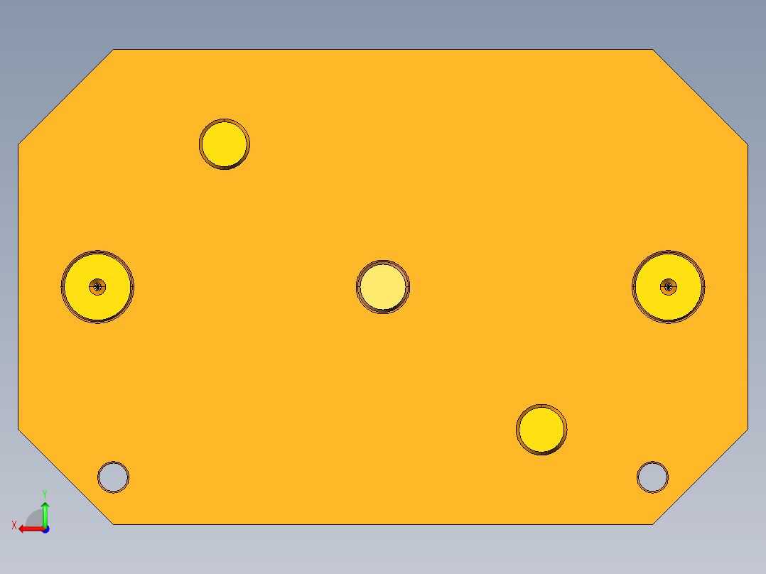 轴承压入工装设备3D模型后视图