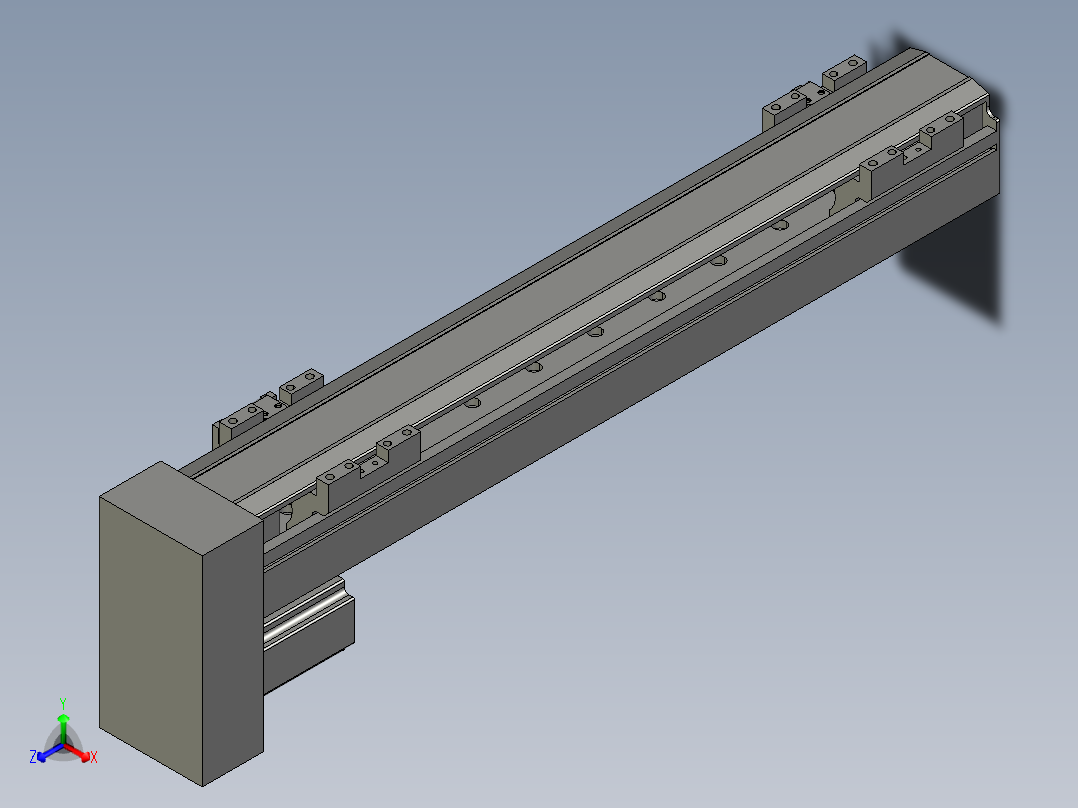直线模组LHA6-S350-D-100W(16丝杆)设计图纸