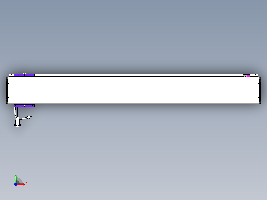 威洛博VL系列直线电机模组-VL14S1-S1150前视图