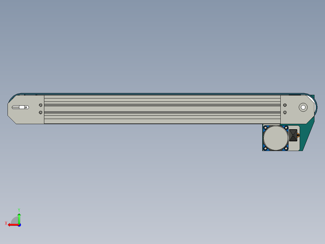 皮带输送机 (60)后视图