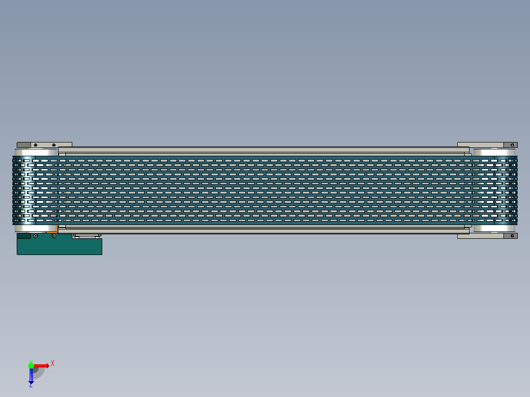 皮带输送机 (60)俯视图