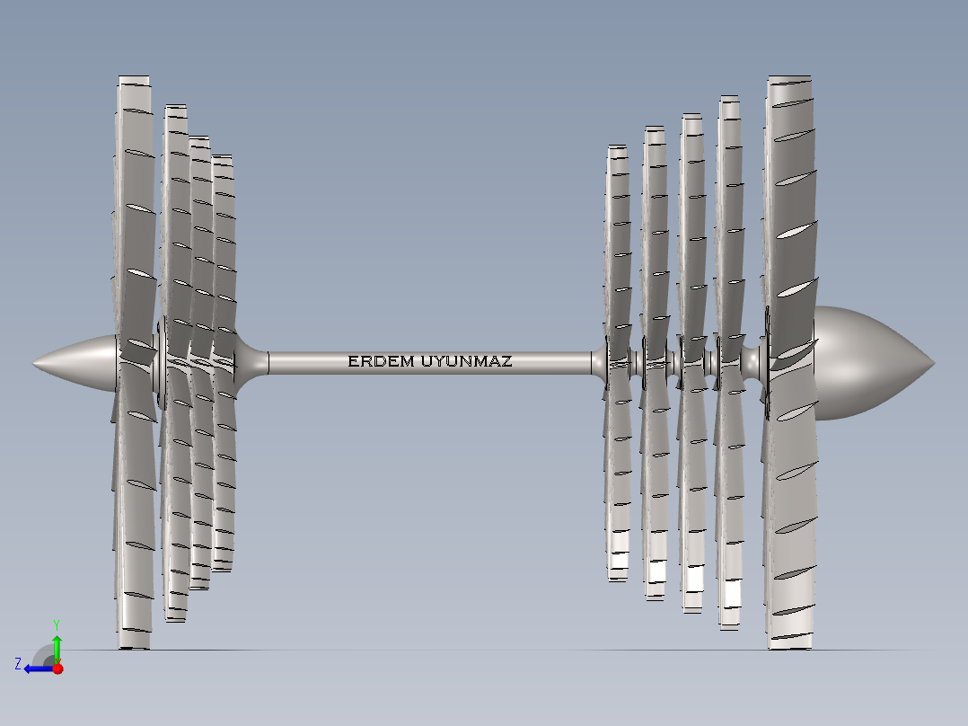 涡轮 叶片 涡扇 (37)