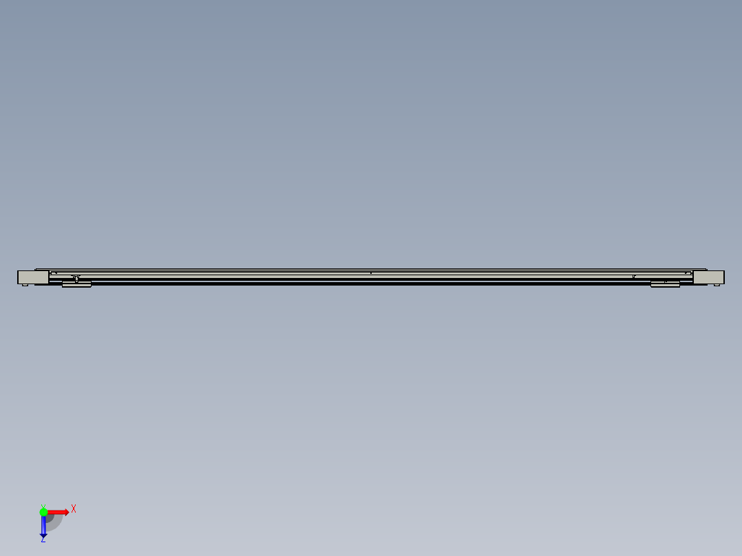威洛博双电机滑台-VBF14S2-L50-S2700-BLR-P40-C6俯视图