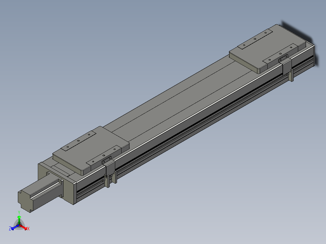 直线模组LHC14-S650-M设计图纸
