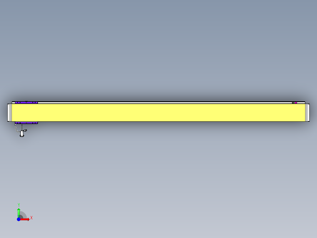 威洛博VL系列3d模型模组VL14S2Y-S2100前视图