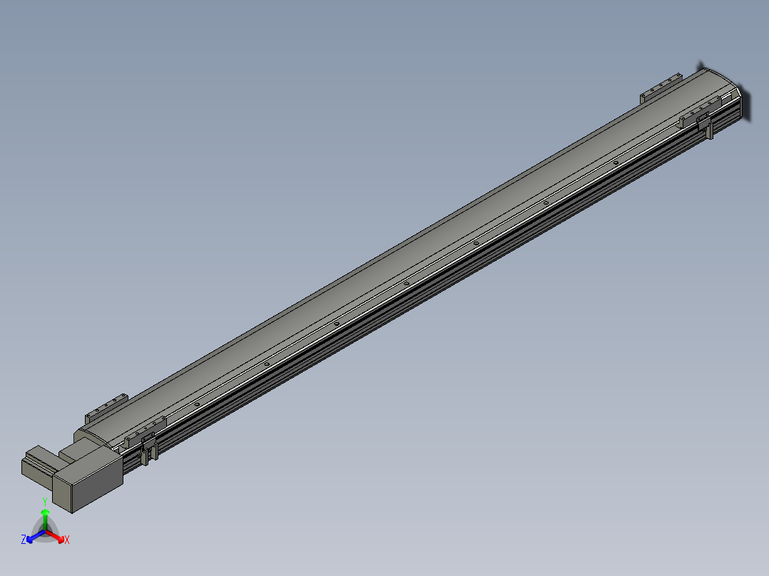 直线模组WG-LHB12-S1550-BR设计图纸