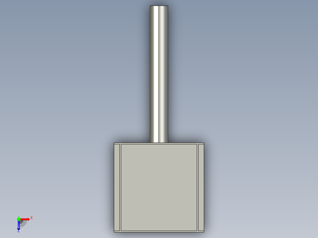 基恩士PX-10(P)_connector_1_kc图纸模型俯视图