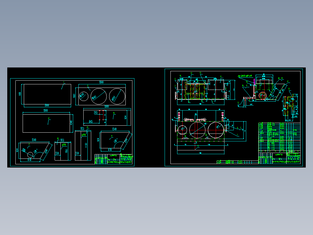 DN500 DN400 DN700双联水封切断阀