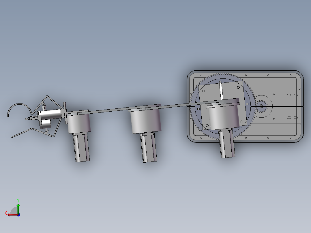 黄瓜采摘机器人的结构设计与研究含三维SW模型620580===700后视图