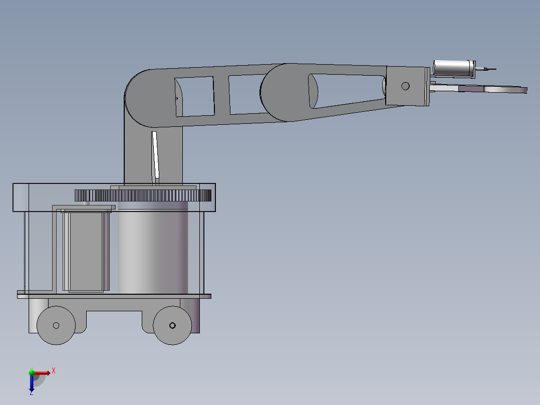 黄瓜采摘机器人的结构设计与研究含三维SW模型620580===700俯视图