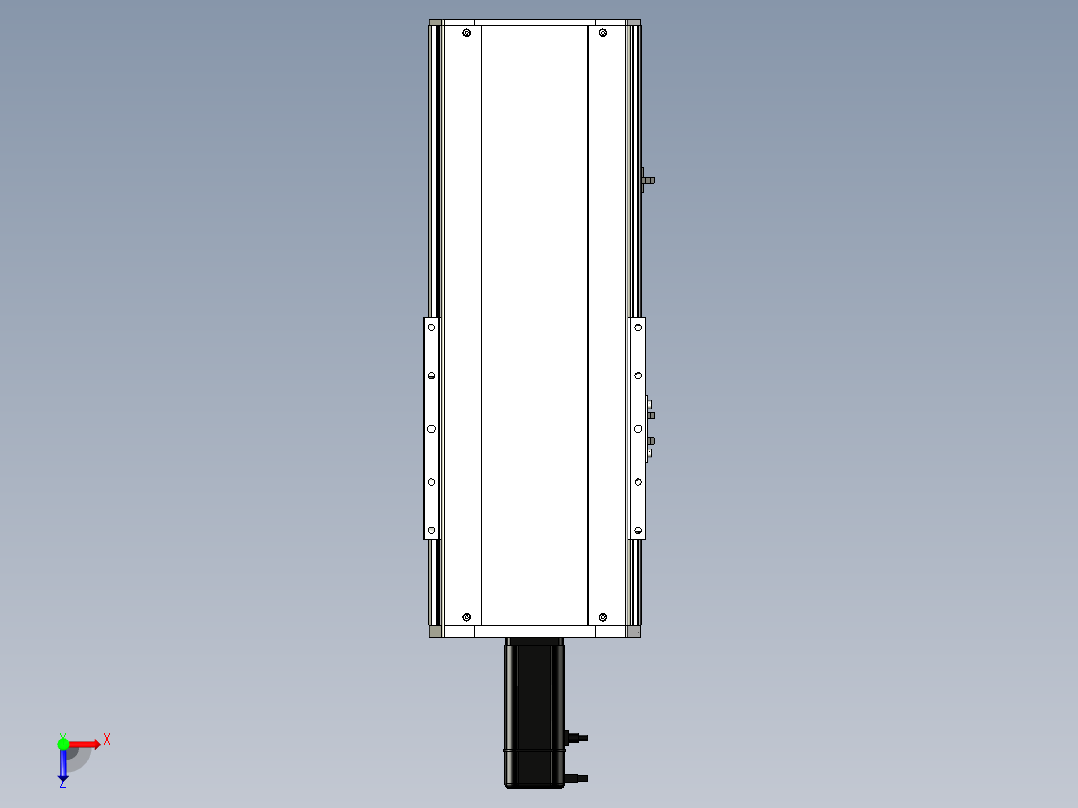 Toyo东佑达直线模组-ETH22-250-BC-400W+煞車俯视图