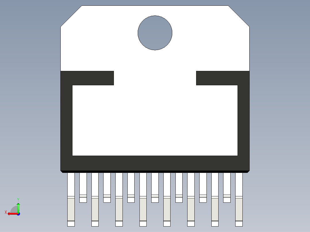 multiwatt-ST 封装-MULTIWATT-15_Max_LHorizontal_rev1.1后视图