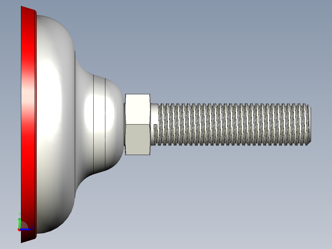 不銹鋼固定腳座399-3D多系列多零件图纸模型左视图