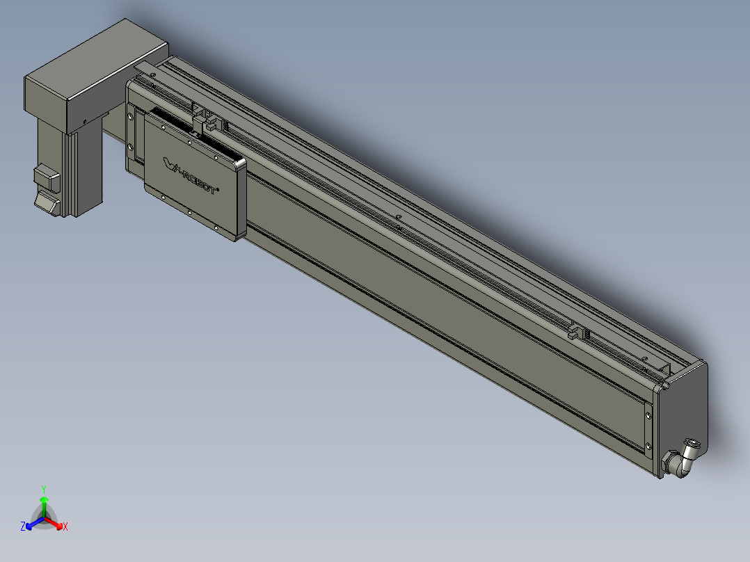 威洛博VBC12-S550-BRU-P40正等轴测图