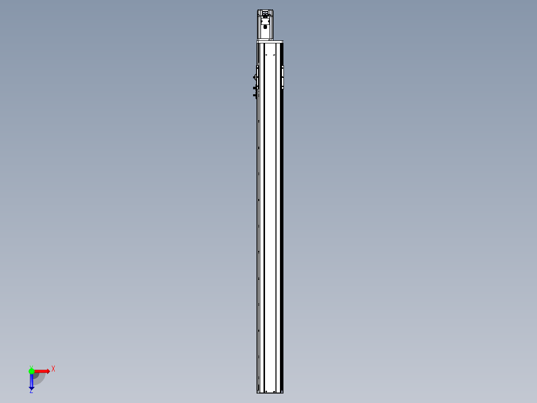东锦丝杆传动-直线滑台模组DH102-C-L10-S1100-BC-P400W-C3俯视图