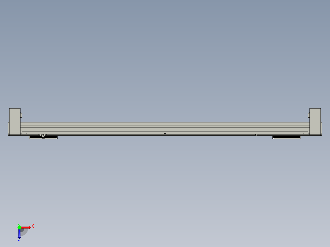 威洛博双电机滑台-VBC14S2-L50-S1200-BD-P40-C6俯视图