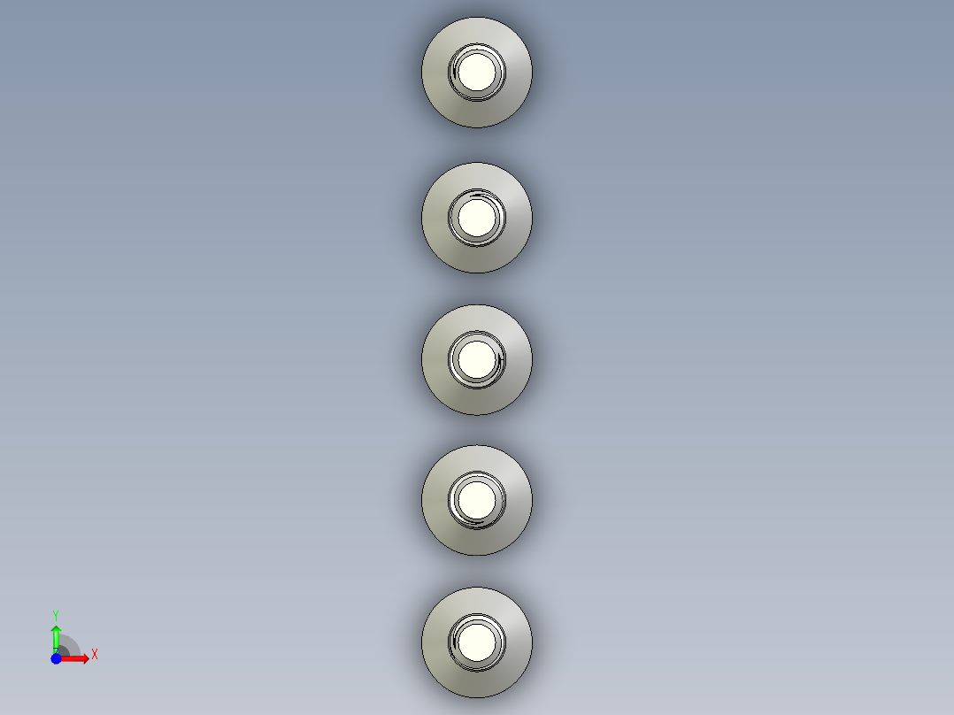 内六角螺栓-M5 Set_CSK Allen Bolt前视图