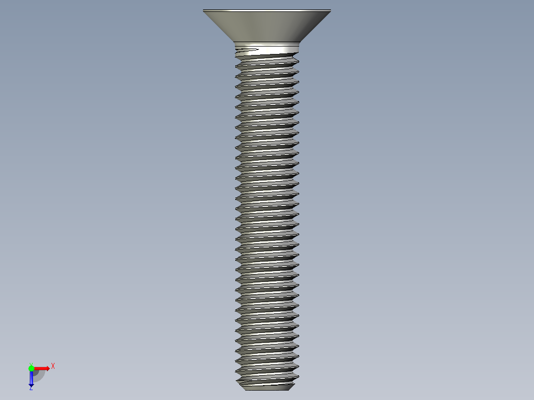 内六角螺栓-M5 Set_CSK Allen Bolt俯视图
