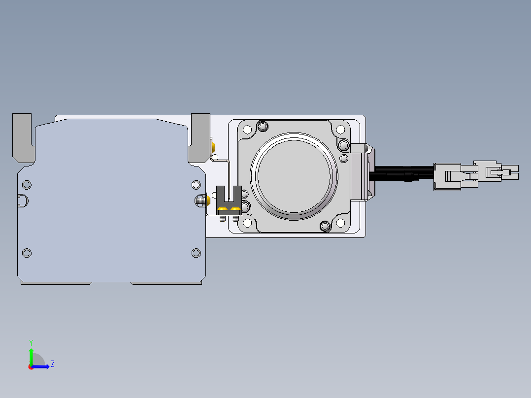 MTH丝杆半封闭模组MT100BS-BR-400W左视图