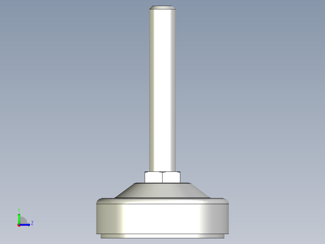 不銹鋼固定腳座5558-3D多系列多零件图纸模型左视图