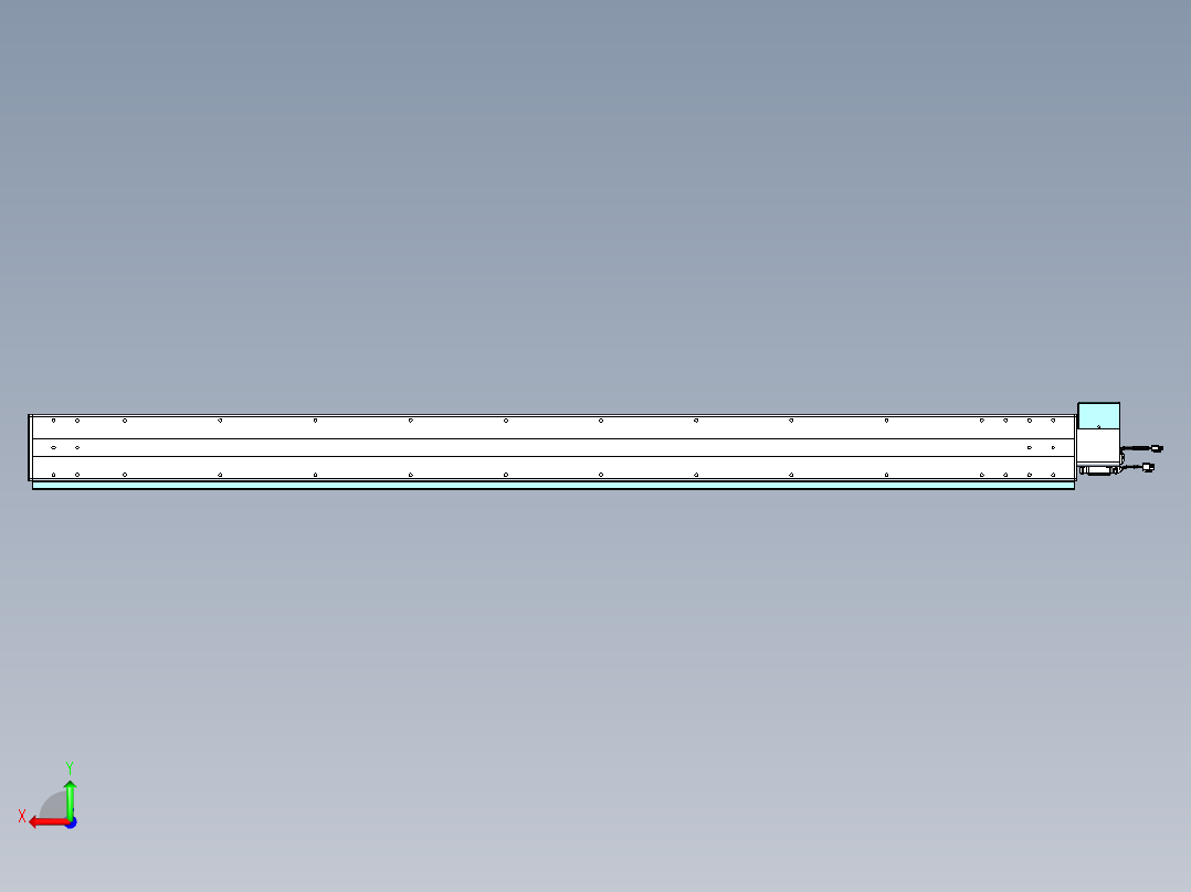 威洛博VBC同步带传动一无尘环境VBC14-L45-S1900-BRU-ZP75-C3后视图