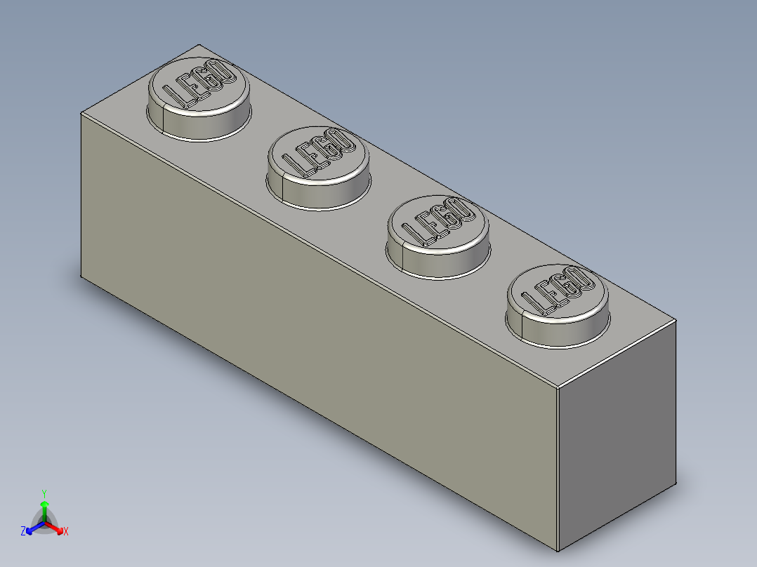 乐高套装 4421基本积木-4211394 - 3010 Medium Stone Grey Brick 1 x 4.STEP